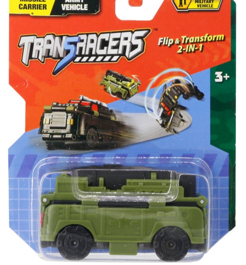 Army vehicle carrying missiles