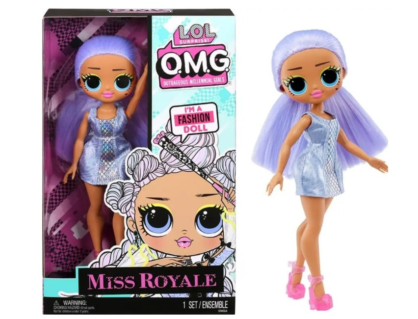 Or the Miss Royale doll in a purple dress