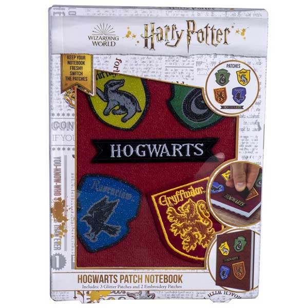 Harry Potter Velcro Agenda With Blue Sky Studios Patches