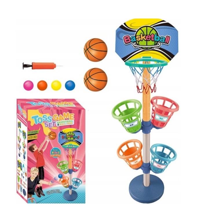 2in1 toss game set basketball &amp; ball toss 26PCS