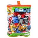 Building kit with car parts - 154 pieces