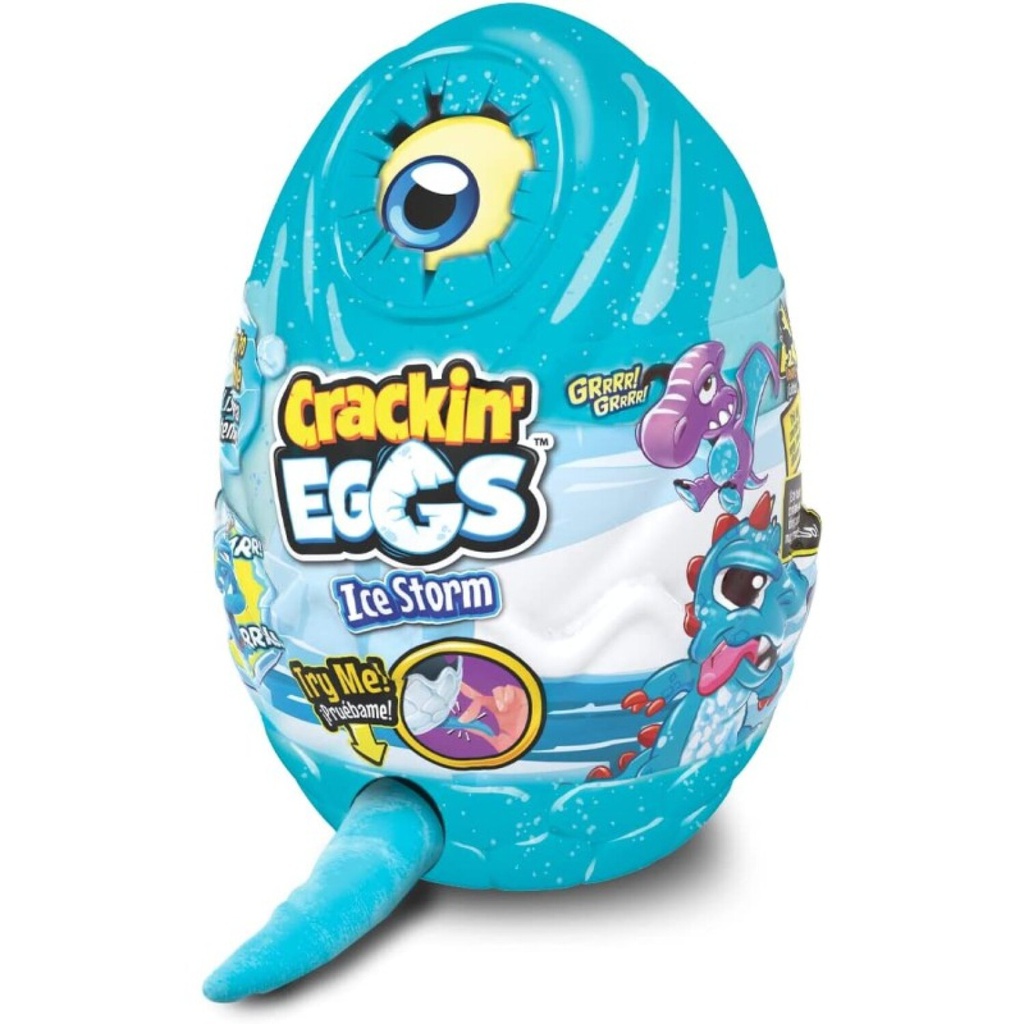 CRAKIN’ EGGS DINO EGG ICE Asst 3