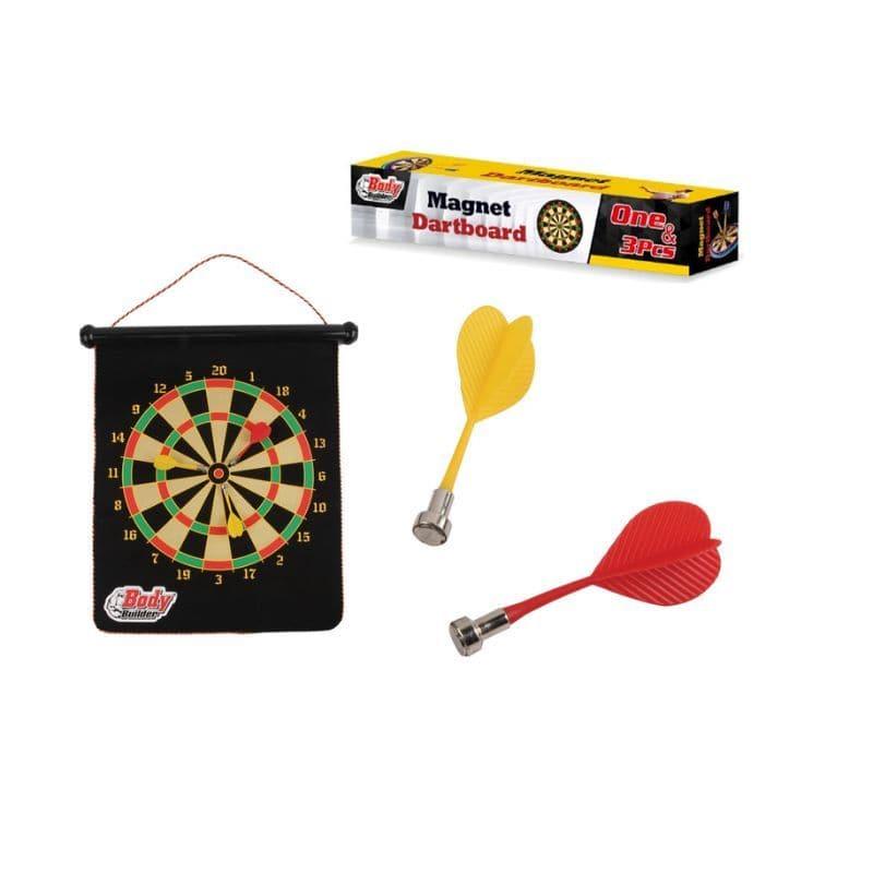 Double-sided magnetic dart board