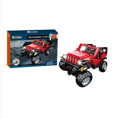 Jeep Car Assembly 501 Pieces - 65x41x44 cm