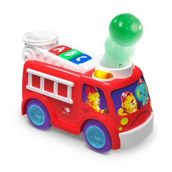 Bright Starts Roll &amp; Pop Fire Truck Music Game