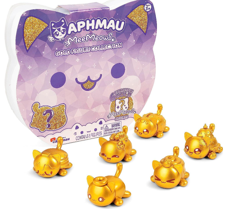 Aphmau Mystery MeeMeows Gold Figure Collection