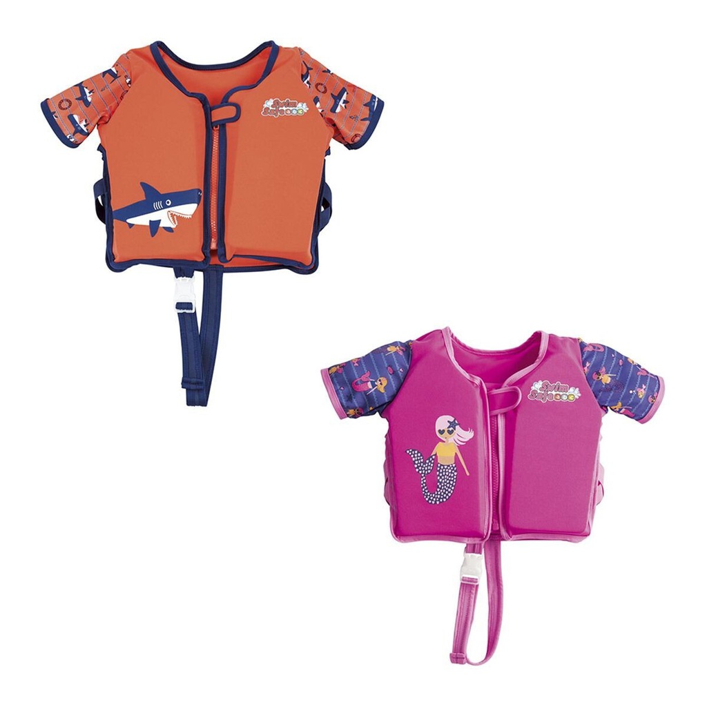 جاكيت سباحة فلين نصف كم ولادي بناتي