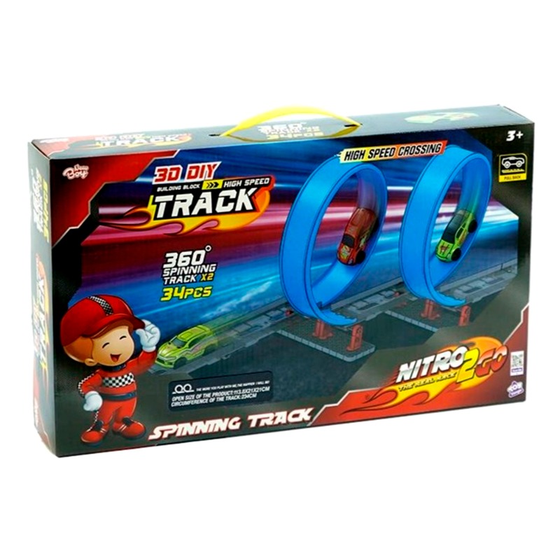 Nitro2Go Spinning Track (34pcs)