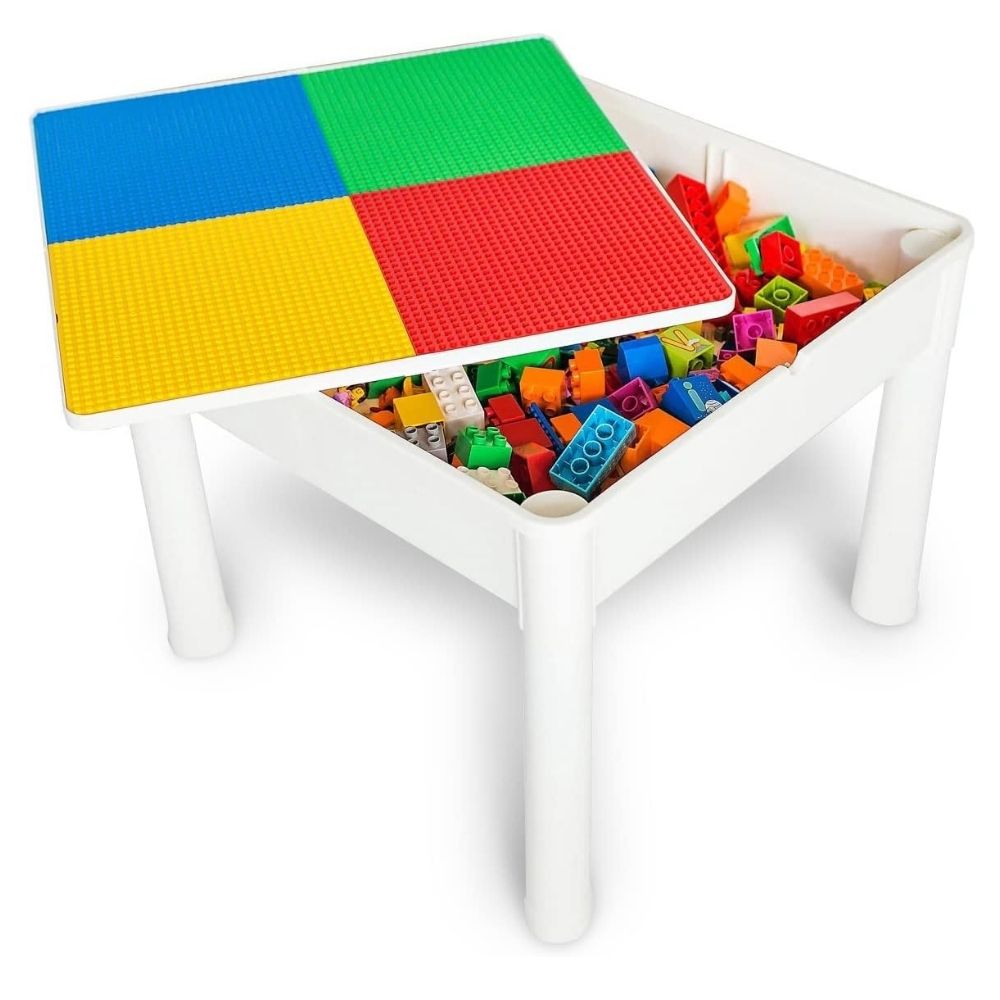Little Story 4-in-1 Activity Table and Blocks with 50 Pieces
