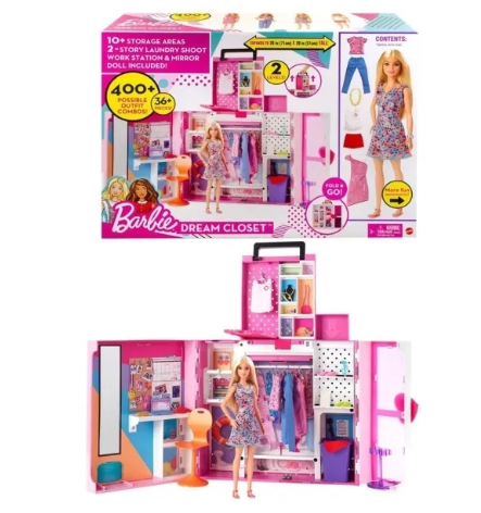 Barbie Dream Closet Doll and Playset