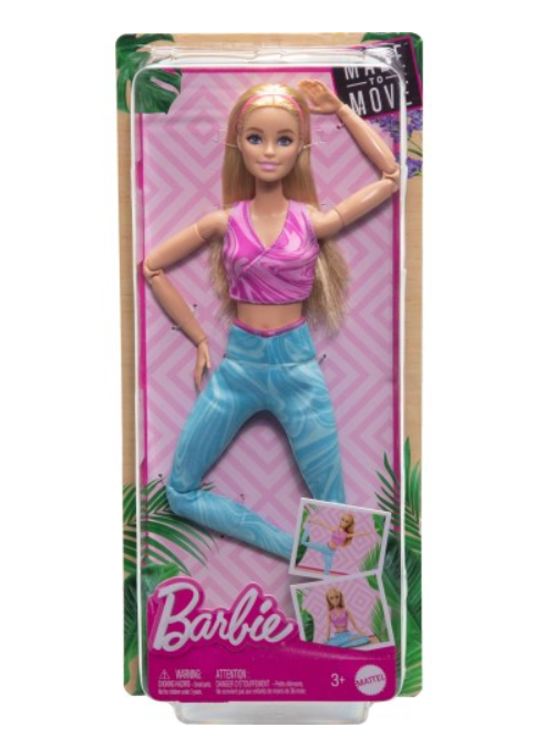 Barbie Made to Move Doll- Blonde