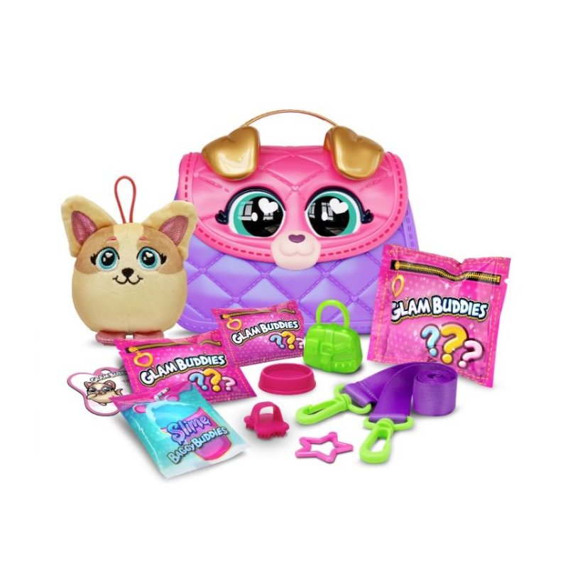 Glam Buddies Pet Toy Bag with 10 Accessories
