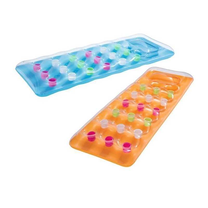 Swimming mat in transparent summer colors