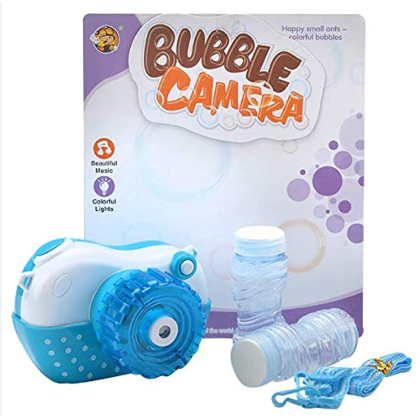Bubble camera with music and lights