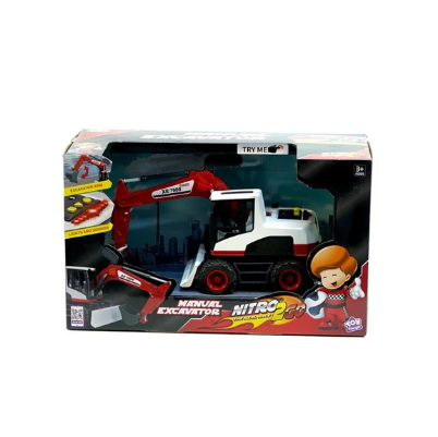 Manual excavator game with sounds