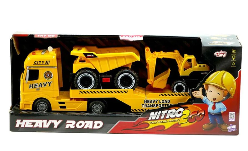 Newboy construction vehicle loader truck with sounds