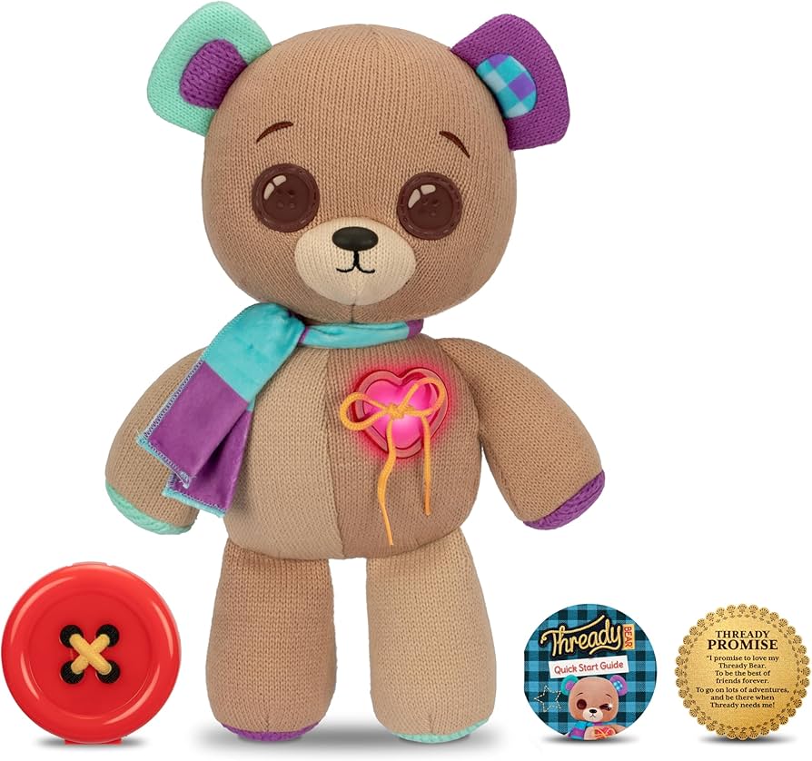 Interactive stuffed teddy bear for kids