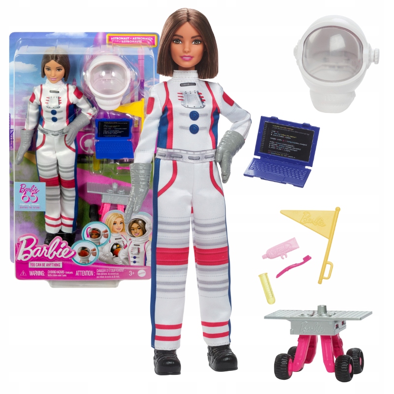Barbie 65th Anniversary Astronaut Doll with 10 Accessories