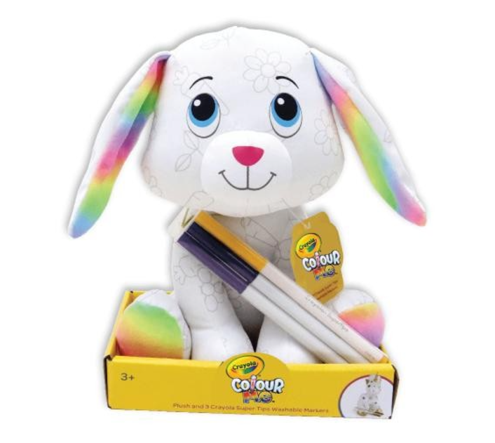 Crayola Colour Me Plush Bunny