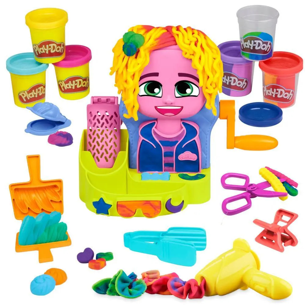 Play-Doh hair styling toy set