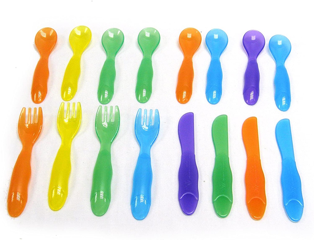 The First Years Tableware For Toddlers, 16 Pieces