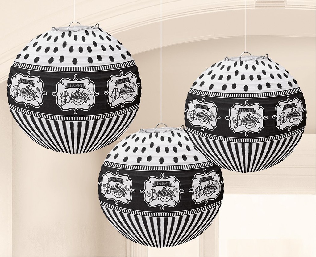 عيد ميلاد سعيد امسكان لامبينز اسود / ابيض