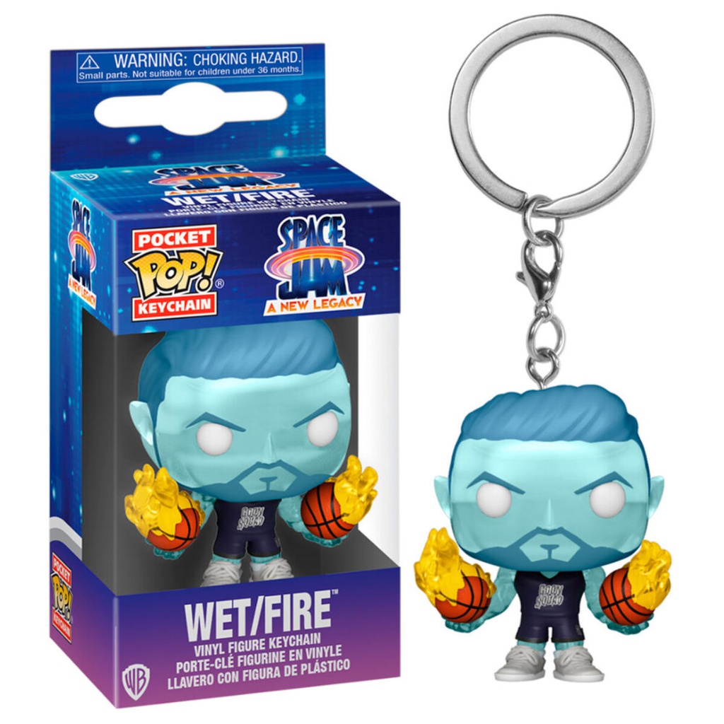Space Jam 2 Pocket POP Keychain White Fire