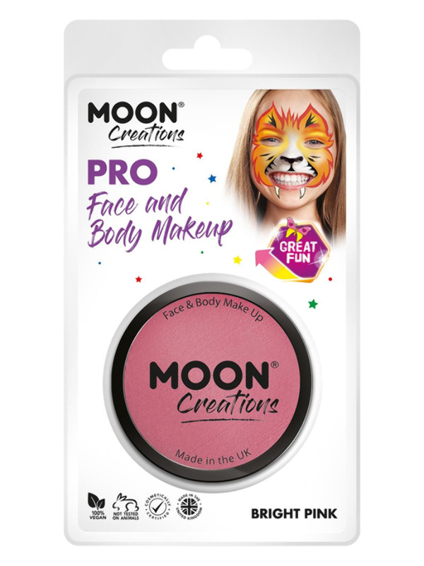 Pro Face Paint Cake Pots -  Bright Pink ( Clamshell) 