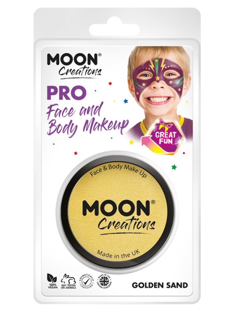 Pro Face Paint Cake Pots -  Golden Sand  ( Clamshell) 