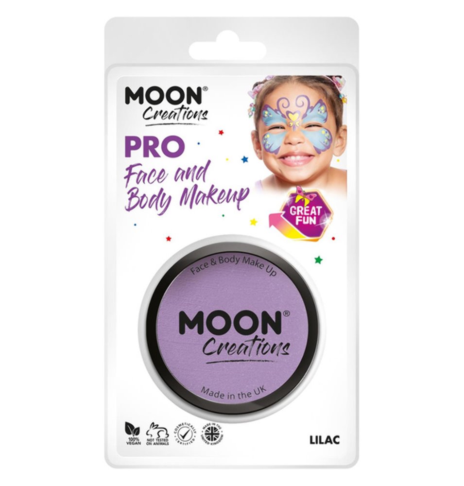 Pro Face Paint Cake Pots -  Lilac ( Clamshell) 