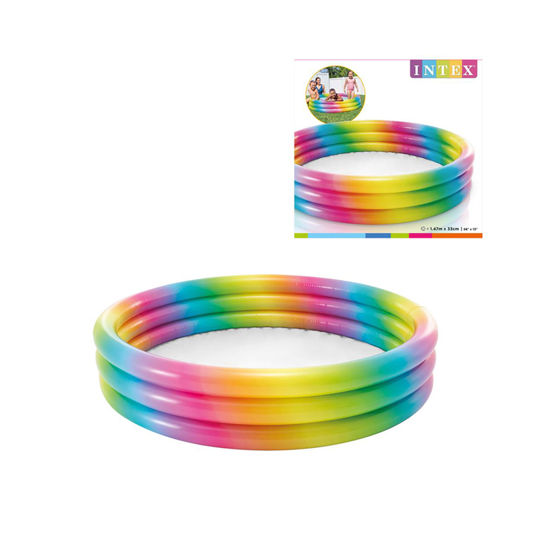 Three-ring swimming pool relapsed