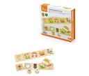 Wooden learning senses puzzle set