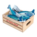 مجموعة لعب الأسماك الطازجة من لو توي فان هوني بي