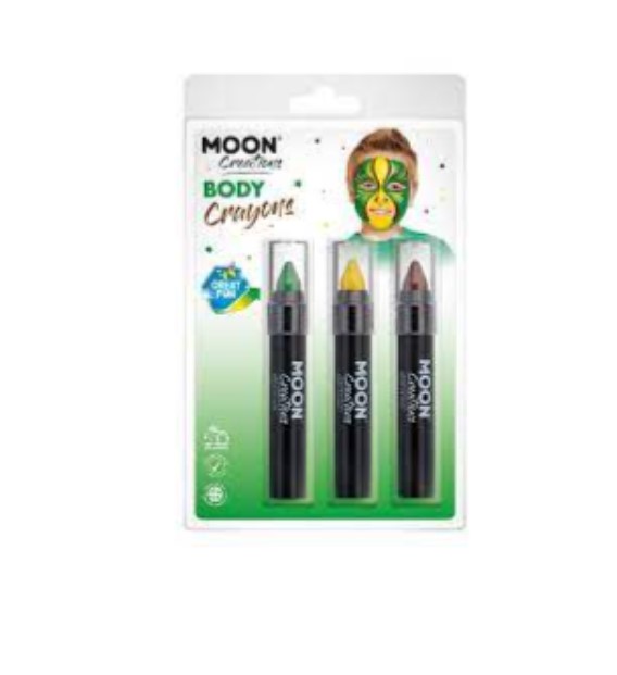 Body Crayons Jungle (Clamshell)