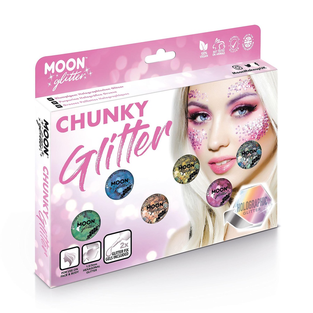 Holographic Chunky Glitter - Boxset