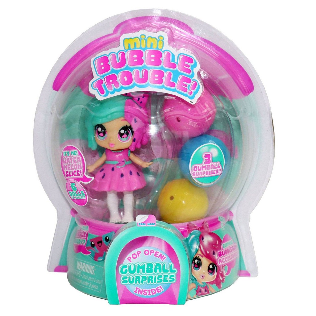 Small Bubble Triple Doll - Watermelon slice