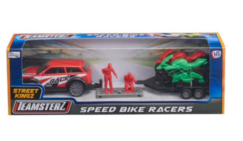 Racing bike transport truck