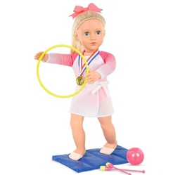 [bd31352z] دمية جينريشن لاعبة الجمباز 18 بوصة - ديان