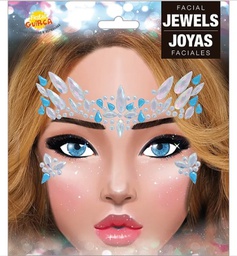 [15822] Blue and white diamond face jewelry or stones