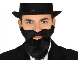 [11962] اللحية والشارب الأسود-هالو وين