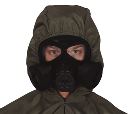 [1170] Black Gas Mask - Halloween