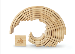 [3636] كيندر فييتس أقواس خشبية كبيرة طبيعية