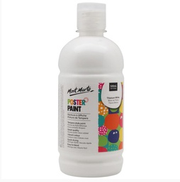 [81645] Mont Marte - Poster Color 500 ml - Titanium White