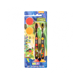 [1065002] 2 Ninja Kids Toothbrush with Cover and Base