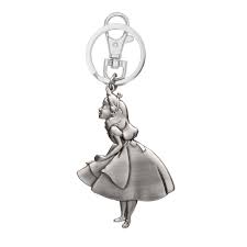 [25354] Pewter Key Ring - AIW - Alice