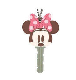[84557] Soft Touch PVC Key Holder - Minnie