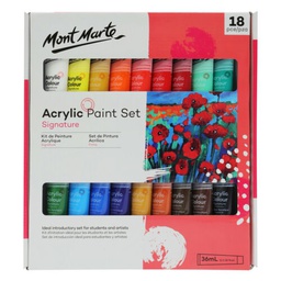 [MSH1836-VO] Mont marte acrylic colors 18 luxury colors