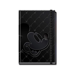 [84278BLACK] Disney Mickey Mouse Deluxe Black Notebook
