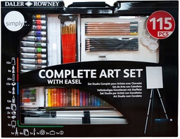 [196500604] Daler art set 115 pieces.