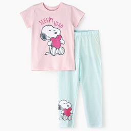 Girls Snoopy pajama set